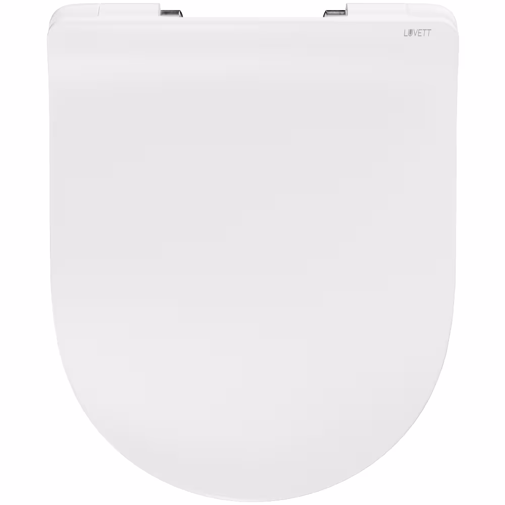 Abbildung Nr 12 des Artikels Deluxe WC-Sitz D800 D-Form Weiß mit Absenkautomatik u.a. für Laufen Pro, Vitra S50 aus der Produktgruppe Badkeramik von der Marke LUVETT