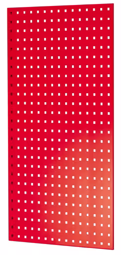 Lochplatten-Seitenblende, 90 x 1000 x 600 mm (H x T), RAL 3000 feuerrot aus der Kategorie Zubehör mit der Artikelnummer 35668-R