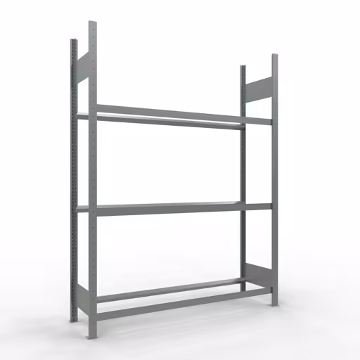 Grundregal, Räder-/Reifenregal, 2000 x 1500 x 400 mm (HxBxT), verzinkt, 3 Lagerebenen á 150 kg Fachlast pro Ebene aus der Kategorie Autoteilelagerung mit der Artikelnummer 13912