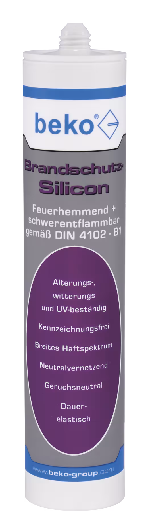 Brandschutz-Silicon 310 ml grau von Beko Brandschutz-Silicon 310 ml grau aus der Kategorie Silikon mit der Artikelnr. 228 03