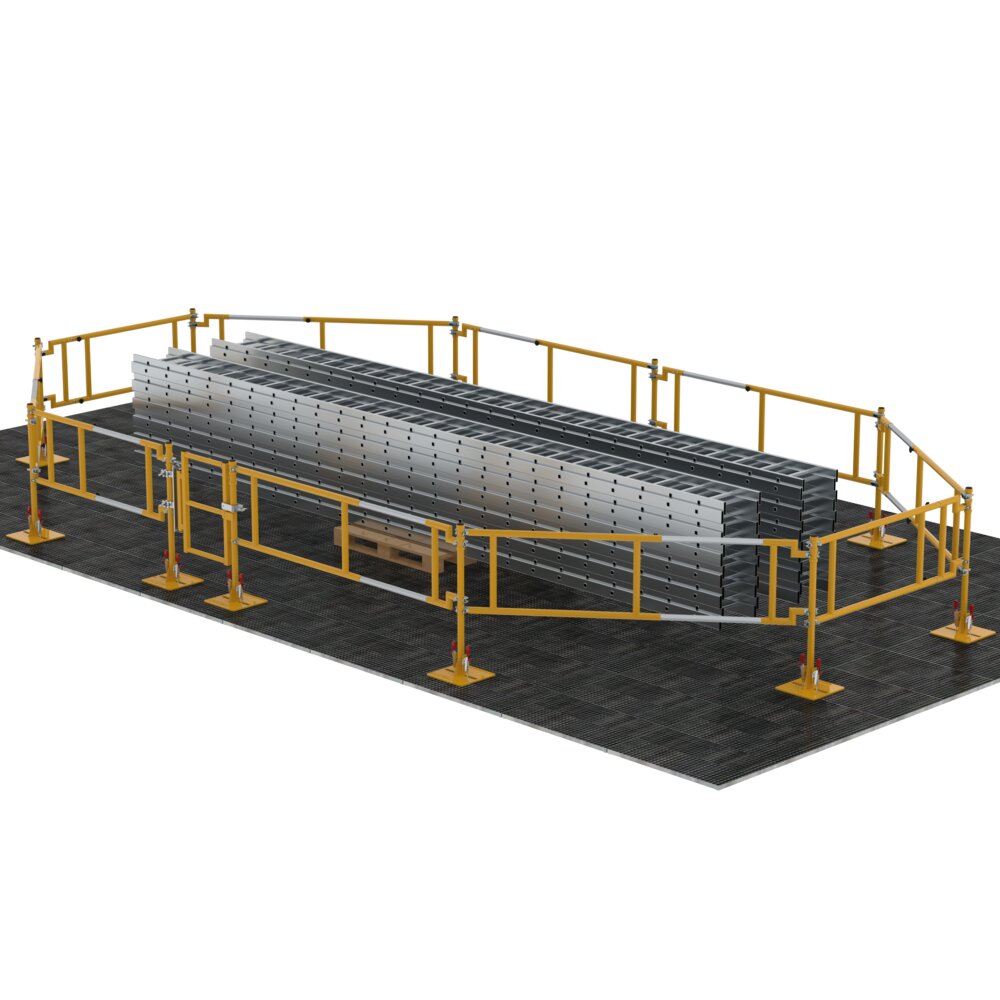 Produktbild (Abb. Ähnlich) 2178625 Munk FlexxGuard Geländer teleskopierbar 900–1200 mm