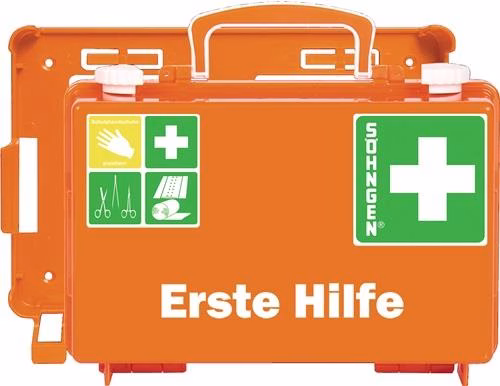 Detailbild 4068608 Erste Hilfe Koffer klein QUICK-CD B260xH170xT110 circa mm orange SÖHNGEN