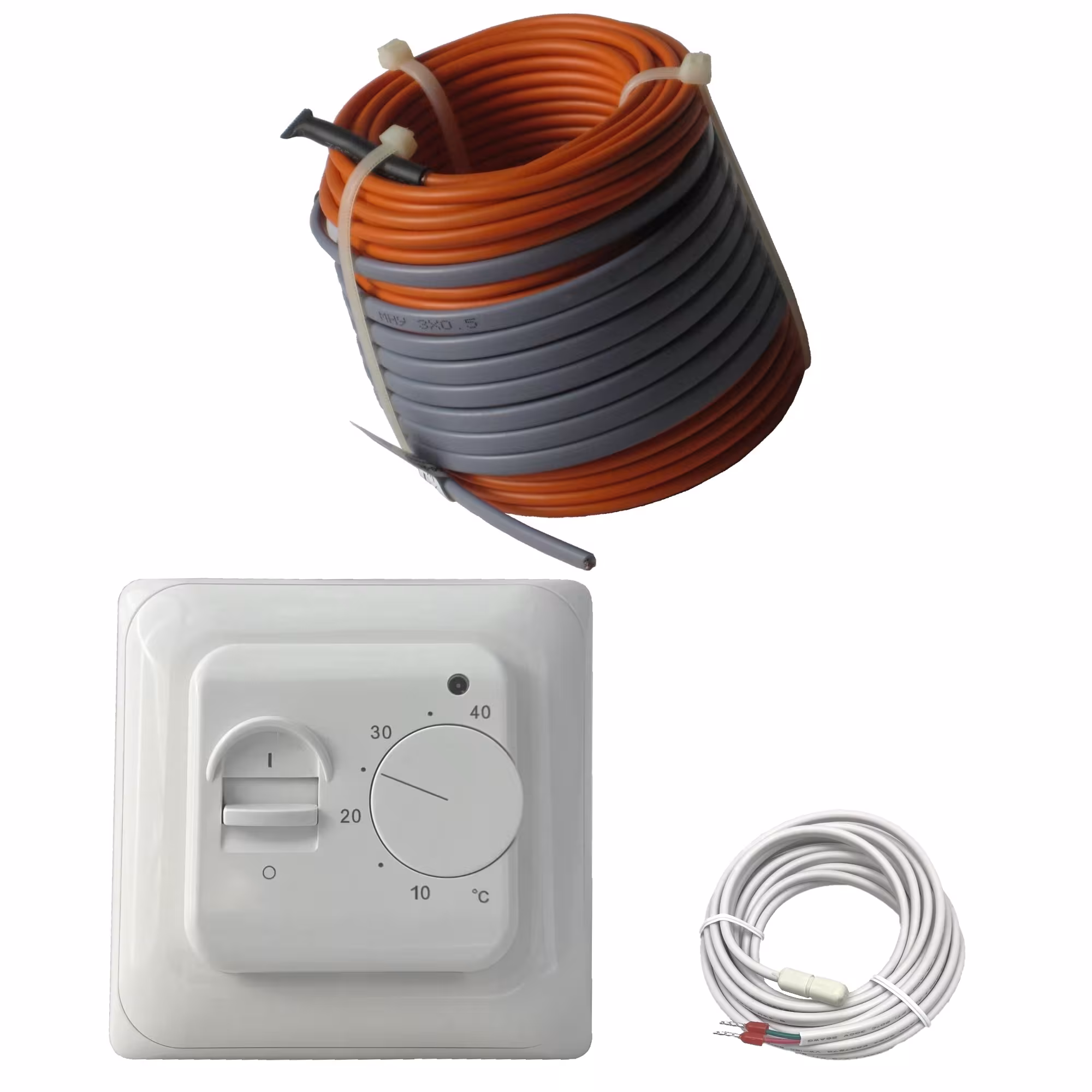 HoWaTech Profi Elektrische Fußbodenheizung | Set mit Heizdraht und Regler Standard Typ Länge & Fläche: 1.5-3m² aus der Kategorie Elektrische Fußbodenheizung mit der Artikelnr. 203013