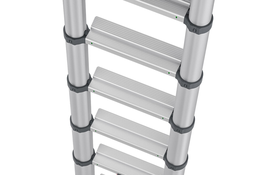 Produktbild (Abb. Ähnlich) 3815175 Munk ML Stufen-Teleskopleiter 9 Stufen