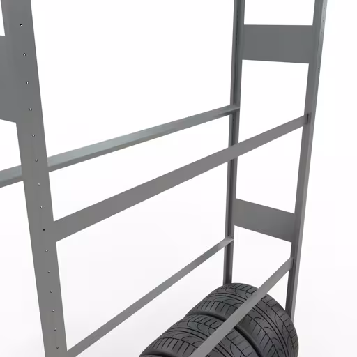 Abbildung Nr 11 des Artikels Grundregal, Räder-/Reifenregal, 4500 x 1500 x 400 mm, verzinkt, 6 Lagerebenen á 150 kg Fachlast pro Ebene aus der Produktgruppe Fachbodenregale von der Marke Schulte Lagertechnik