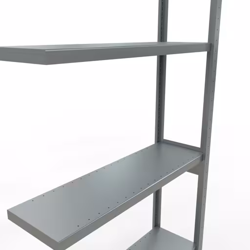 Produktbild Nr.14 des Artikels Anbauregal, Fachbodenregal Stecksystem MULTIplus250, 3000 x 1000 x 300 mm (HxBxT), 7 Fachböden, Längenriegel, verzinkt aus der Produktreihe Stecksystem von der Marke Schulte Lagertechnik