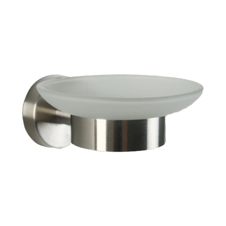 AXIAL Seifenschale Edelstahl Glas - zum KLEBEN oder BOHREN von der Marke Ortwein AXIAL Seifenschale Edelstahl Glas - zum KLEBEN oder BOHREN aus der Kategorie Seifenablage & Seifenspender mit der Teilenummer IP2066