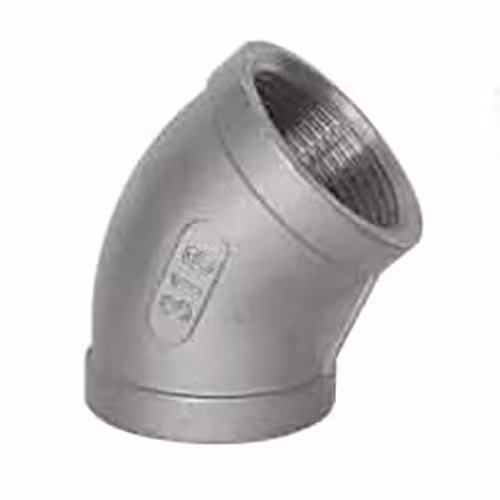 Atusa Edelstahl Winkel 45° IG-IG Nr. 120 Typ Größe: 1 1/4 Zoll aus der Kategorie Edelstahl Gewindefittings mit der Artikelnr. I1206006