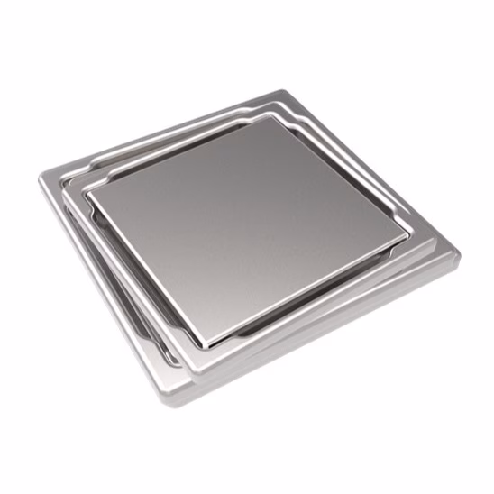 Mert Flach Bodenablauf mit Abdeckung Edelstahl