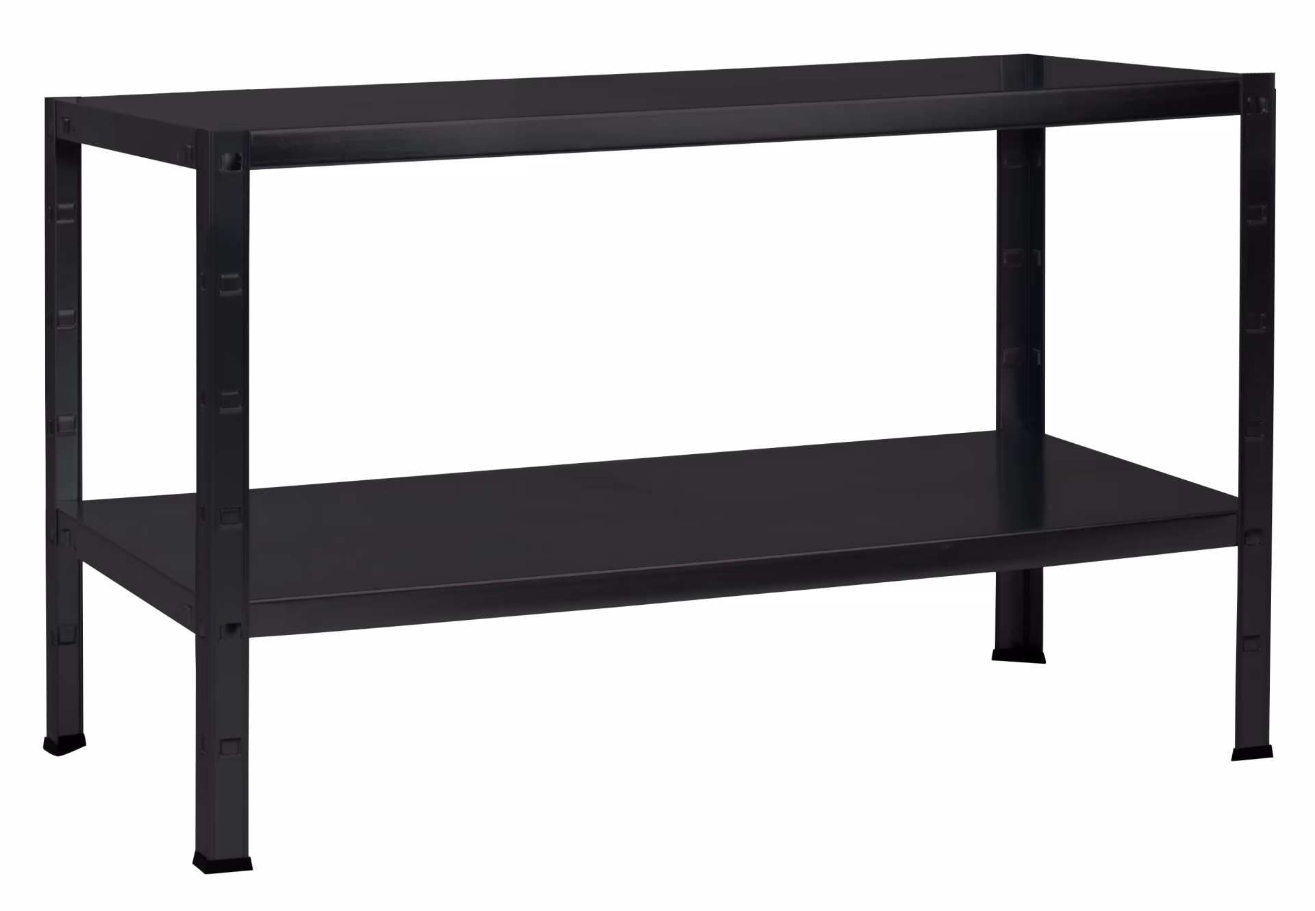 SCHULTE Regalwelt Steckregal mit 2 Fachböden, 43x100x35 cm (HxBxT), schwarz von der Marke Schulte Regalwelt aus der Produktreihe Stecksystem