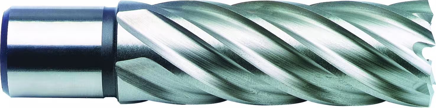 Kernbohrer mit Weldonschaft 19 mm (3/4") HSS Vollschliff aus der Kategorie Bohrer