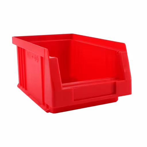 Sichtlagerkasten, TxBxH 164x105x75 mm, rot, Polypropylen aus der Kategorie Kleinteilelagerung mit der Artikelnummer 20231