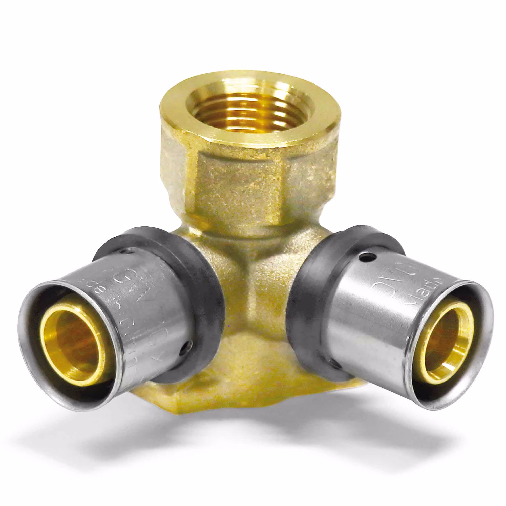 Pipetec Steck-Winkel mit Innengewinde 20 x 3/4'' für Aluverbundrohr 20x2mm aus der Kategorie Pressfittings Messing, Bronze, Spule, Maschine, Rotor, Spirale