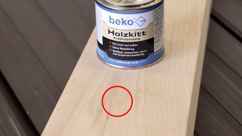 Holzkitt Knetholzmasse 110 g, eiche-dunkel Zinn, Kann