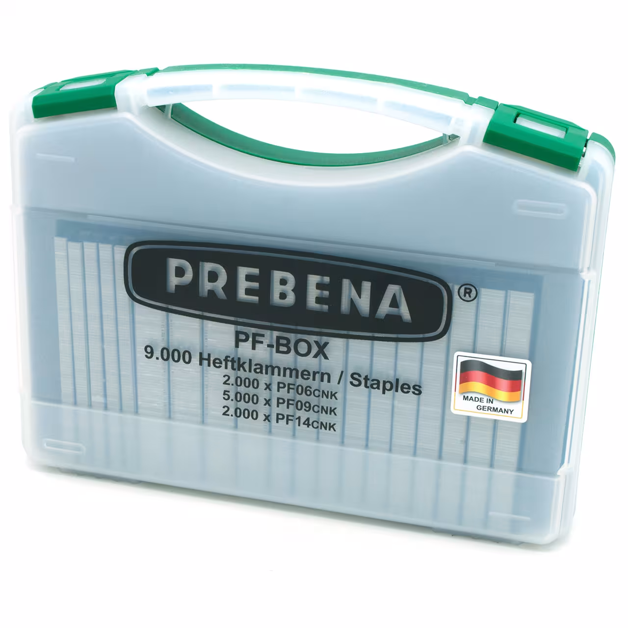 PF-BOX - Heftklammern im Sortimentskoffer aus der Kategorie Tackerklammern & Nägel mit der Artikelnummer PF-BOX