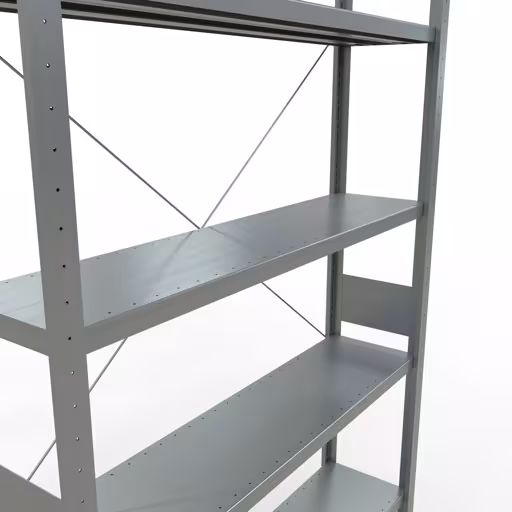 Produktbild Nr 14 des Artikels Stecksystem Grundregal 3000x1300x300 mm, Typ 250 kg, verzinkt Abbildung Nr 14 des Artikels Stecksystem Grundregal 3000x1300x300 mm, Typ 250 kg, verzinkt aus der Produktgruppe Stecksystem von der Marke Schulte Lagertechnik