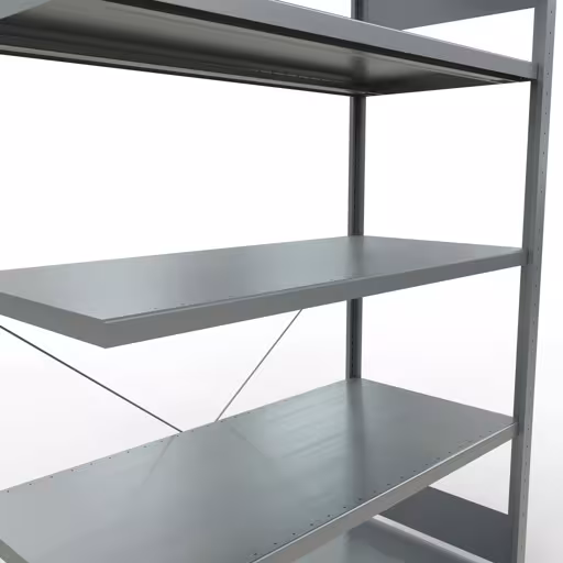 Stecksystem Anbauregal 2000x1300x600 mm, Typ 250 kg, verzinkt von der Marke Schulte Lagertechnik aus der Produktreihe Stecksystem