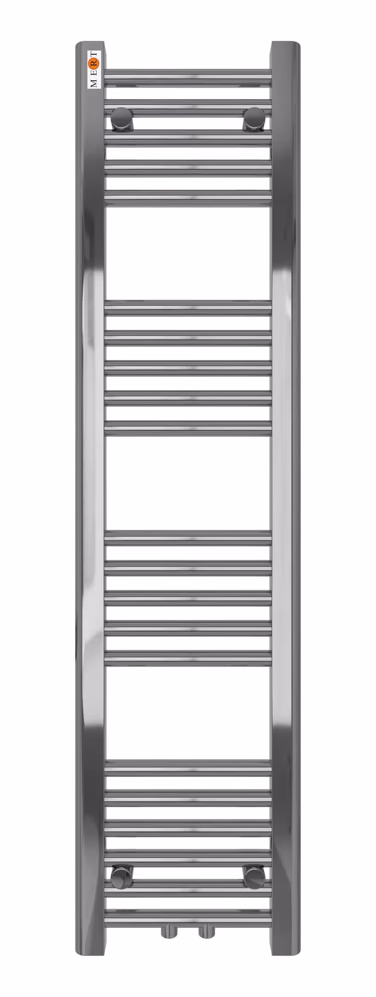 Badheizkörper Chrom gerade, Mittelanschluss von der Marke MERT aus der Kategorie Bad-Heizkörper