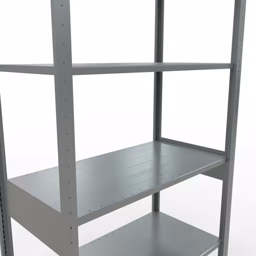 Abbildung Nr 14 des Artikels Grundregal, Fachbodenregal Stecksystem MULTIplus85, 2500 x 1000 x 500 mm (HxBxT), 6 Fachböden, Längenriegel, verzinkt aus der Produktgruppe Stecksystem von der Marke Schulte Lagertechnik