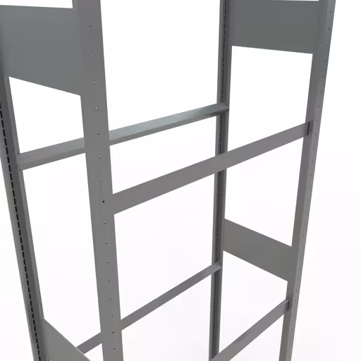 Abbildung Nr 10 des Artikels Grundregal, Räder-/Reifenregal, 4500 x 900 x 400 mm, verzinkt, 6 Lagerebenen á 150 kg Fachlast pro Ebene aus der Produktgruppe Fachbodenregale von der Marke Schulte Lagertechnik