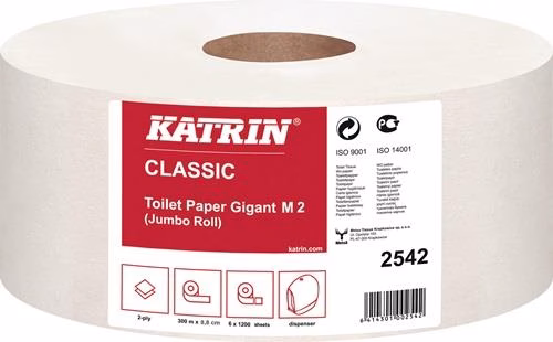 Toilettenpapier Katrin Classic Gigant M2 2-lagig 6 Rollen a 1200 Blatt KATRIN aus der Kategorie Toilettenpapier mit der Teilenummer 9000469119