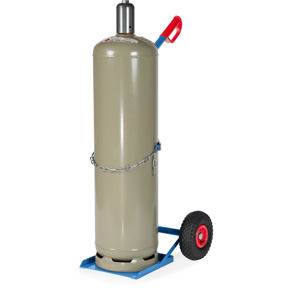 Stahlflaschenkarre 51318L Luftibereifung