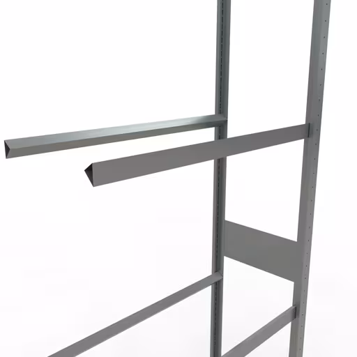 Anbauregal, Räder-/Reifenregal, 2750 x 900 x 400 mm (HxBxT), verzinkt, 4 Lagerebenen á 150 kg Fachlast pro Ebene von Schulte Lagertechnik mit der Artikelnr. 20983