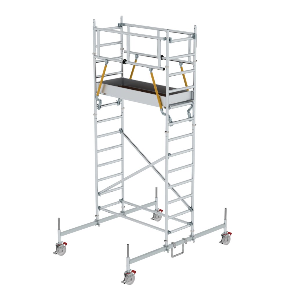 Munk Rollgerüst SG 0,75 x 1,80 m mit Fahrbalken Plattformhöhe 3,26 m von Günzburger Steigtechnik Munk Rollgerüst SG 0,75 x 1,80 m mit Fahrbalken aus der Kategorie Rollgerüste mit der Artikelnr. 154344
