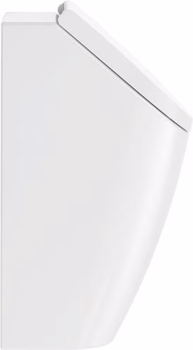 Duravit Urinal Rimless ME by Starck, weiß Abgang waagerecht, Ausführung für Deckel