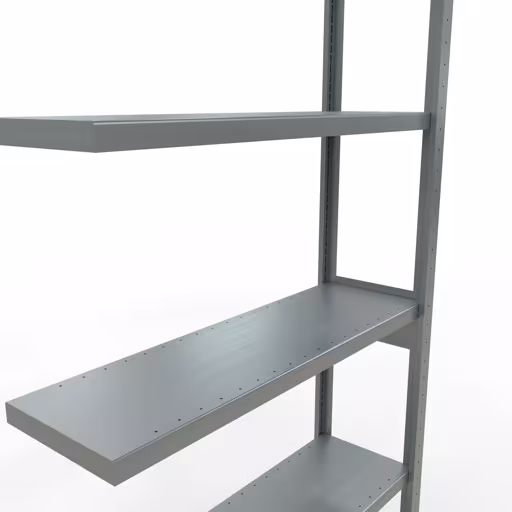 Abbildung Nr 8 des Artikels Anbauregal, Fachbodenregal Stecksystem MULTIplus330, 2500 x 1000 x 300 mm (HxBxT), 6 Fachböden, Längenriegel, verzinkt aus der Produktgruppe Stecksystem von der Marke Schulte Lagertechnik