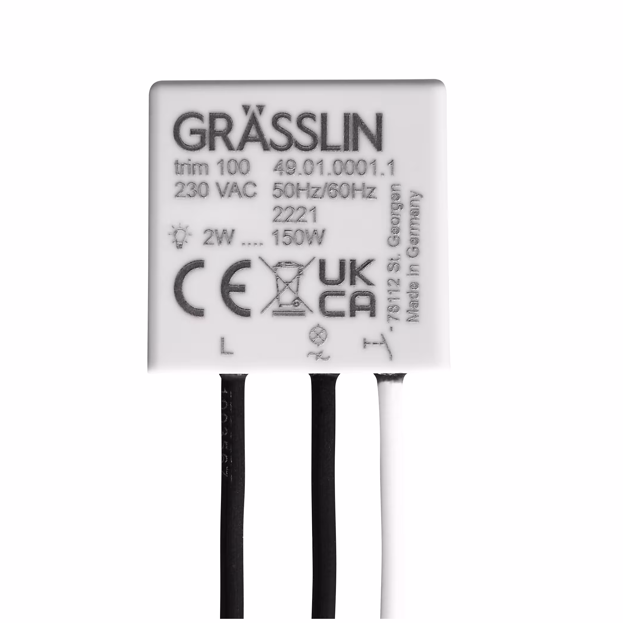 Universaldimmer Unterputz von Grässlin Zeitschalttechnik Universaldimmer Unterputz aus der Kategorie Gebäudeautomation