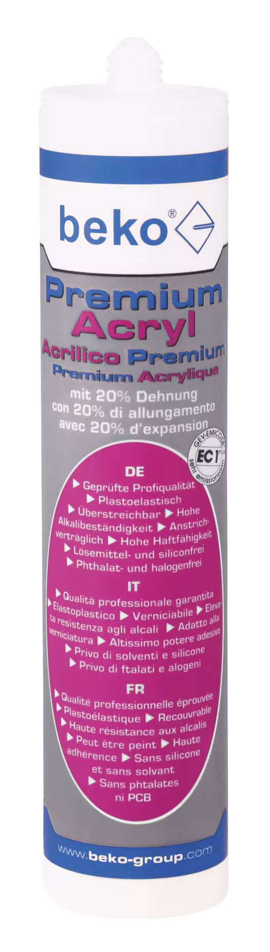 Premium-Acryl mit 20% Dehnung 310 ml weiß aus der Kategorie Acryl mit der Artikelnr. 230 300 020