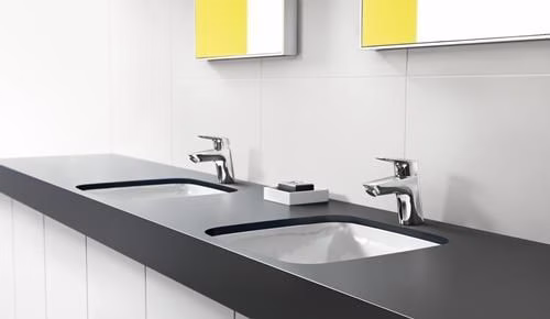 Detailbild 3994398 Hansgrohe Einhebel-Waschtischmischer LOGIS 70 Nennweite 15 mit Zugstangen-Ablaufgarnitur G 1 1/4 Zoll chrom