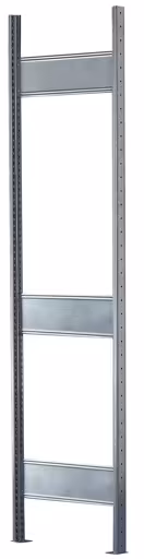 Zusatzbild des Artikels MULTIplus T-Profil-Rahmen 2500x400 mm, verzinkt, 3 Tiefenriegel, vormontiert aus Zubehör