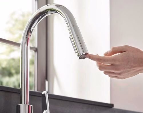 Detailbild 3984746 Hansgrohe Einhebel-Küchenmischer 240 FOCUS DN 15, mit Ausziehbrause chrom