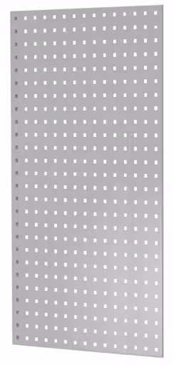 Lochplatten-Seitenblende, 90 x 1000 x 600 mm (H x T), RAL 7035 lichtgrau aus der Kategorie Zubehör mit der Artikelnummer 35668