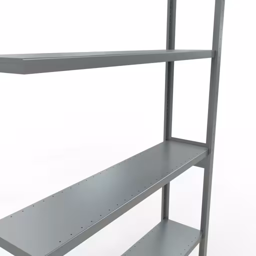 Abbildung Nr 12 des Artikels Anbauregal, Fachbodenregal Stecksystem MULTIplus250, 3000 x 1300 x 300 mm (HxBxT), 7 Fachböden, Längenriegel, verzinkt aus der Produktgruppe Stecksystem von der Marke Schulte Lagertechnik