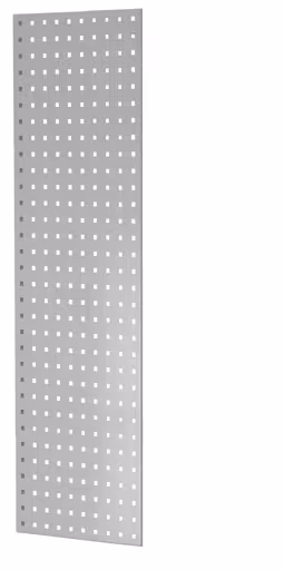 Lochplatten-Seitenblende, 90 x 1250 x 400 mm (H x T), RAL 7035 lichtgrau aus der Kategorie Zubehör mit der Artikelnummer 35681