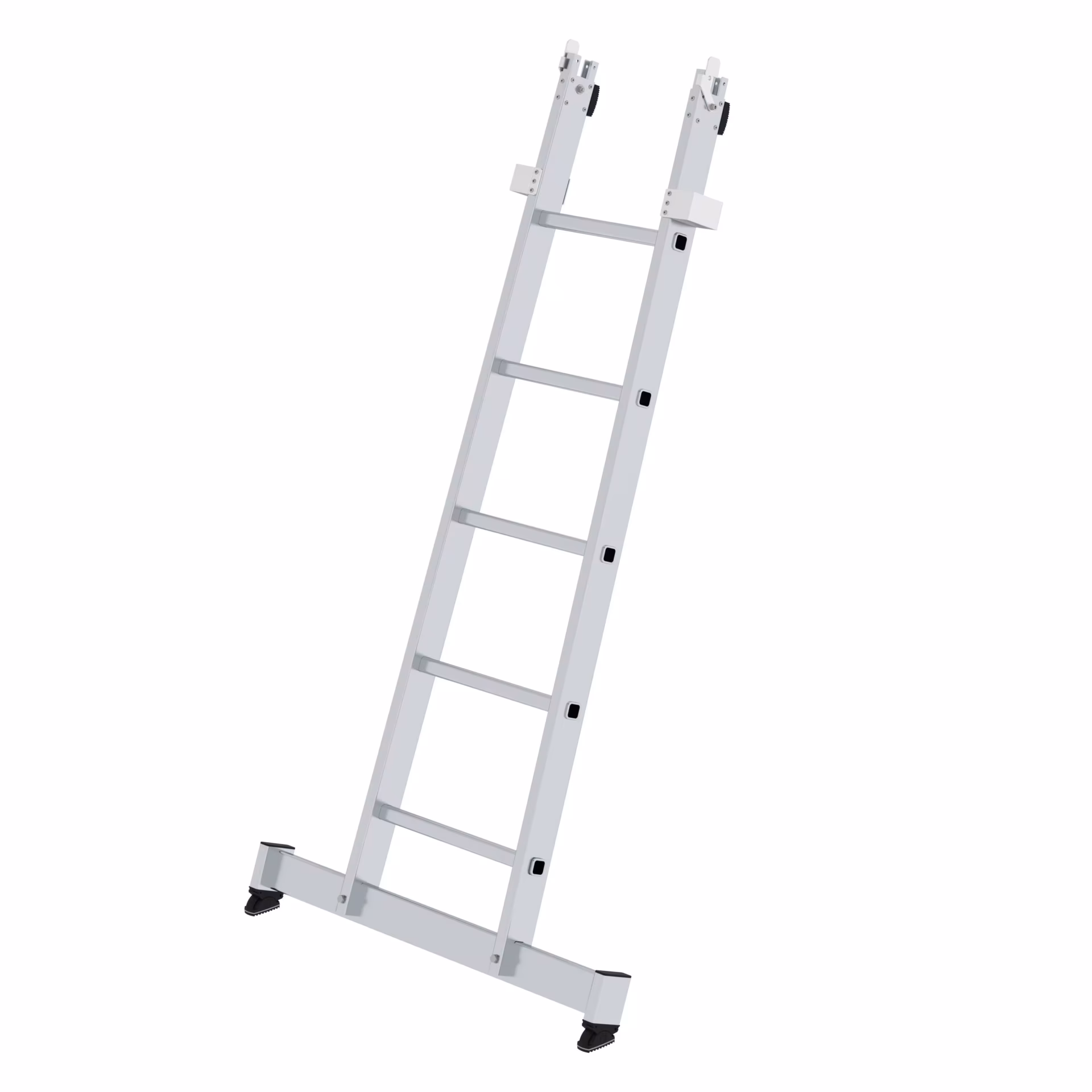 Sprossen-Glasreinigerleiter Unterteil mit nivello®-Traverse 5 Sprossen von der Marke Munk aus der Produktreihe Stufen- & Sprossenleitern