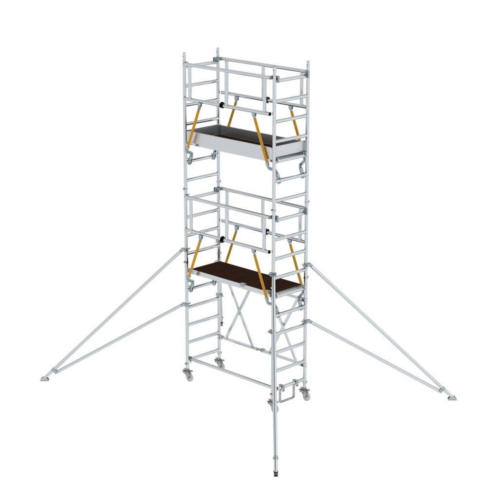 Munk Klappgerüst SG 0,75 x 1,80 m mit Ausleger Plattformhöhe 4,04 m von Günzburger Steigtechnik Munk Klappgerüst SG 0,75 x 1,80 m mit Ausleger aus der Kategorie Klappgerüste mit der Artikelnr. 115134