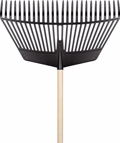 Kombi-Laubrechen und -Gabel Arbeits-Breite 600mm Zinken-Länge 140mm 26 Zinken ohne Stiel FLORA