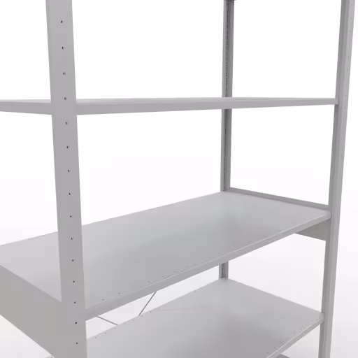 Produktbild Nr.7 des Artikels Stecksystem Grundregal 2500x1300x600 mm, Typ 150 kg, lichtgrau aus der Produktreihe Stecksystem von der Marke Schulte Lagertechnik