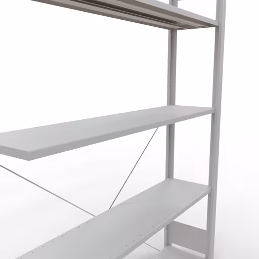 Stecksystem Anbauregal 2000x1300x300 mm, Typ 150 kg, lichtgrau mit der GTIN 4004514292629 Stecksystem Anbauregal 2000x1300x300 mm, Typ 150 kg, lichtgrau von Schulte Lagertechnik mit der Artikelnr. 32635-130