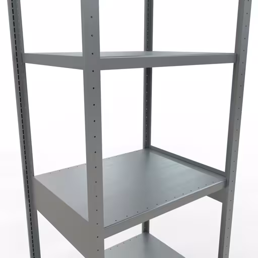 Abbildung Nr 13 des Artikels Grundregal, Fachbodenregal Stecksystem MULTIplus250, 3000 x 750 x 600 mm (HxBxT), 7 Fachböden, Längenriegel, verzinkt aus der Produktgruppe Stecksystem von der Marke Schulte Lagertechnik