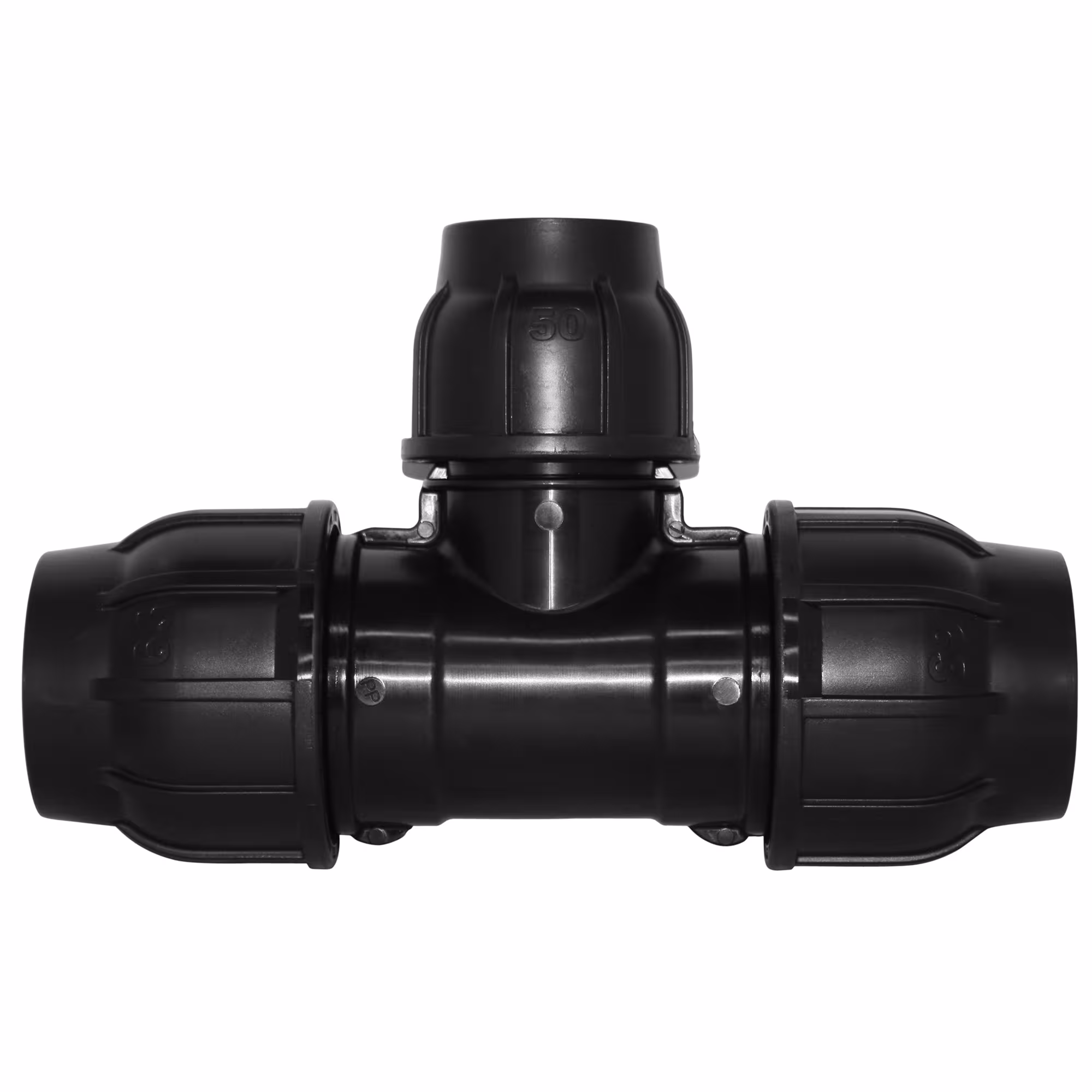 T-Stücke mit Reduzierung Typ Größe: 63 x 50 x 63 mm aus der Kategorie PE Rohr Kunststoff Fittings mit der Artikelnr. 13126350