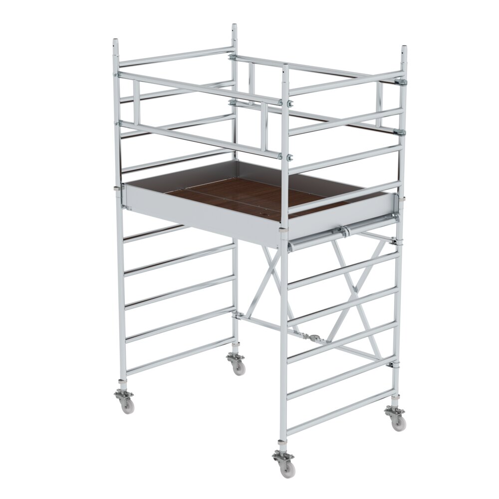 Munk Klappgerüst 1,35 x 1,80 m Plattformhöhe 1,80 m von Günzburger Steigtechnik Munk Klappgerüst 0,75 x 1,80 m aus der Kategorie Klappgerüste mit der Artikelnr. 115200