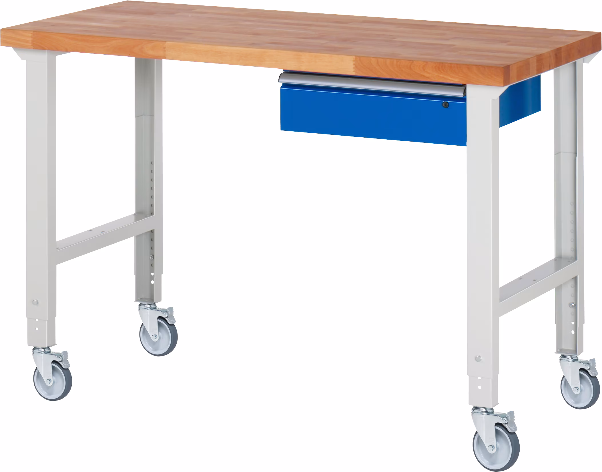 Fahrbare Werkbank (höhenverstellbar) 7001A1, 4LR aus der Kategorie Werkbänke mit der Artikelnr. 05-7001A1-157B4H4,11
