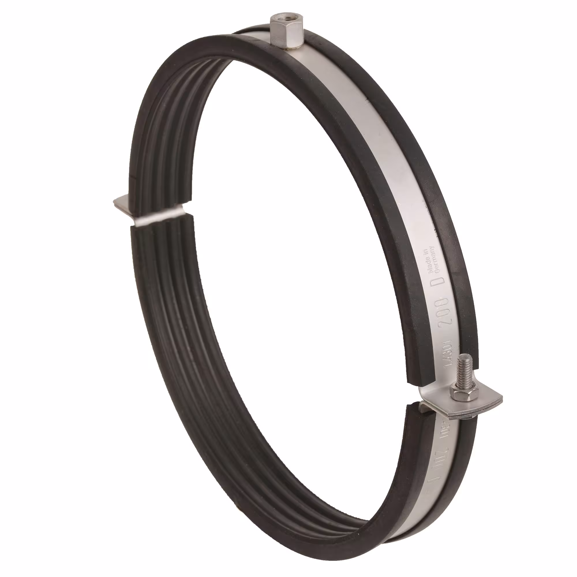 Lüftungsrohrschelle M8 NW125mm Edelstahl V2A von der Marke Fixotec Fixotec Lüftungsrohrschellen Edelstahl Typ Spannbereich: 125 mm aus der Kategorie Lüftungsschellen mit der Artikelnr. 111441