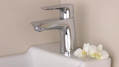 Detailbild 4068942 Hansgrohe Einhebel-Waschtischmischer TALIS E 80 Nennweite 15 mit Ablaufgarnitur G 1 1/4 Zoll chrom