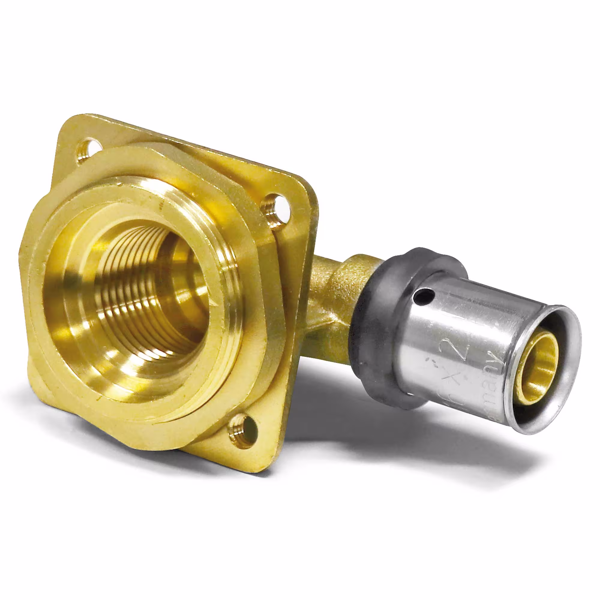 Press-Spühlkastenanschluss von der Marke Pipetec aus der Produktreihe Mehrschicht-Verbundrohr & Fittings